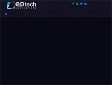 Tablet Screenshot of edtechspecialists.com